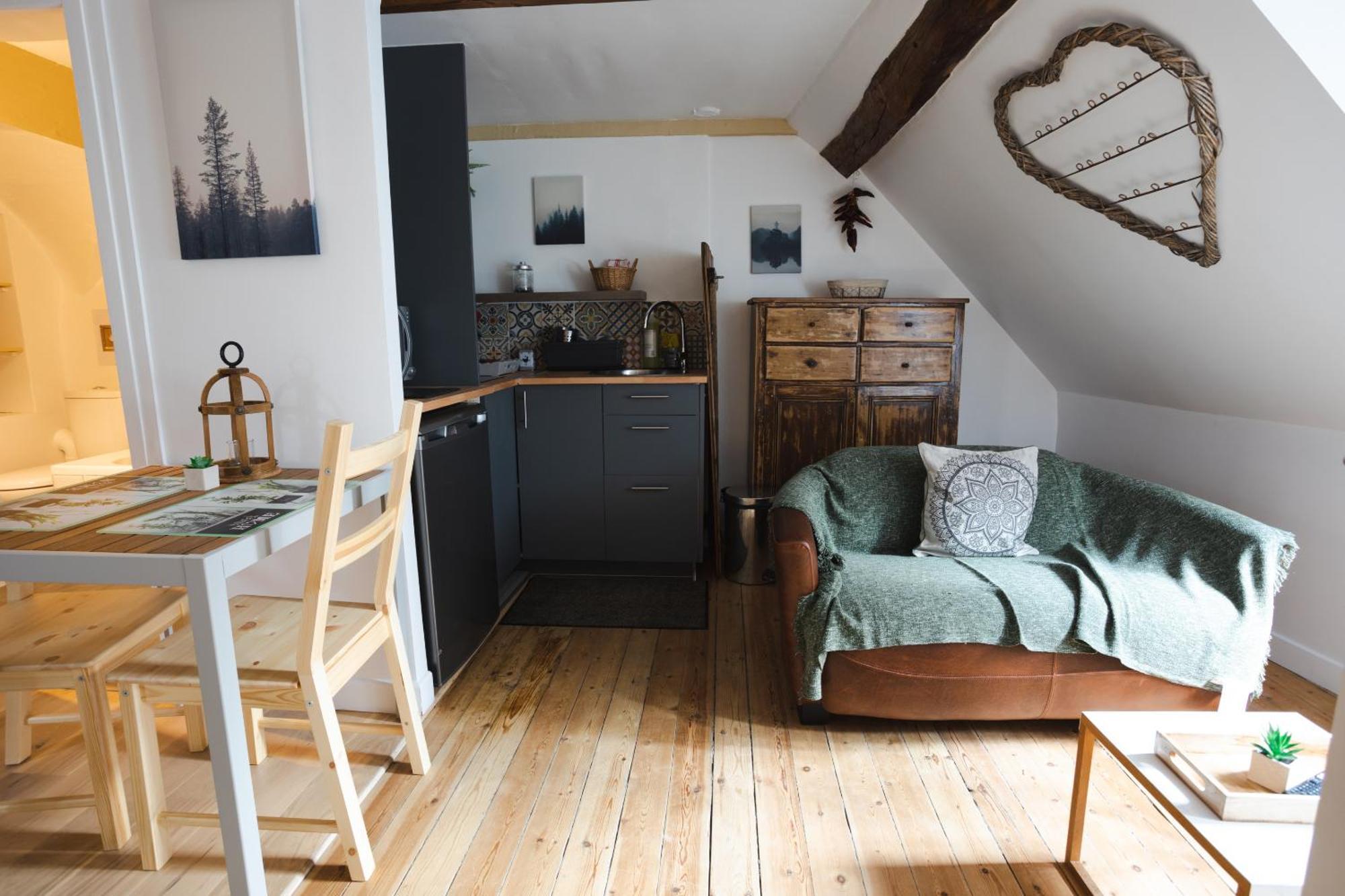 La Villa Au Petit Bonheur オンフルール 部屋 写真