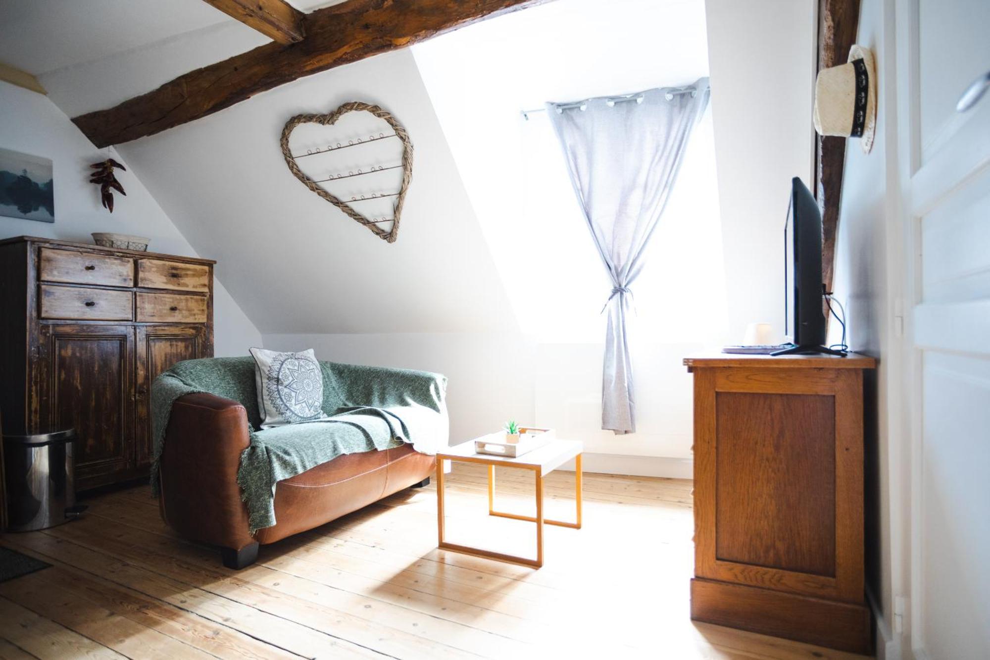 La Villa Au Petit Bonheur オンフルール 部屋 写真